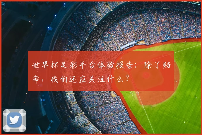 世界杯足彩平台体验报告:除了赔率,我们还应关注什么?